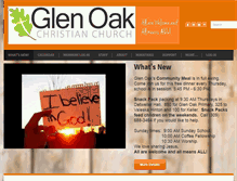 Tablet Screenshot of glenoakchurch.org